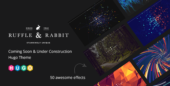 Rabbit - Coming Soon & Under Construction Hugo Theme