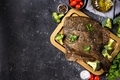 Halibut fish rich of omega fat prepared for cooking - PhotoDune Item for Sale