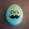 Easter egg with mustache - PhotoDune Item for Sale