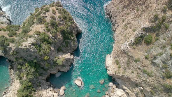 A Beautiful Bay on the Coast of the Sea