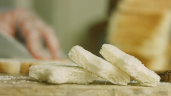 Cut Star Bread for Toast