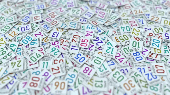 September 5 Date on Calendar Leaf alt