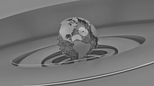 Broadcast News Black and White Background