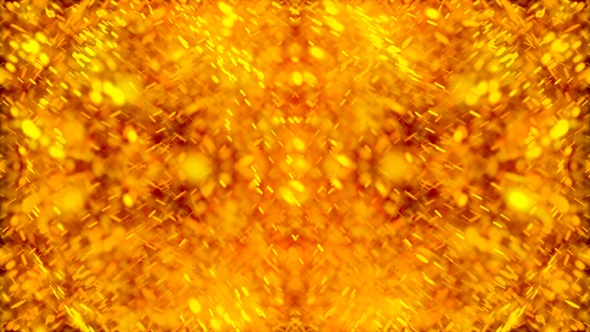 Golden Particles Explosion V17