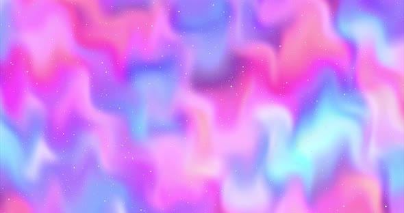Abstract colorful twisted gradient animation.Holographic background animation.