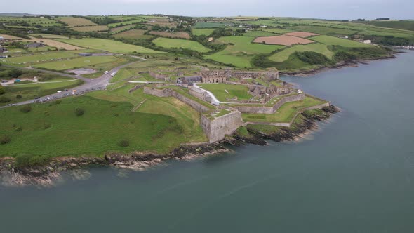 Charles fort Kinsale Ireland drone aerial view