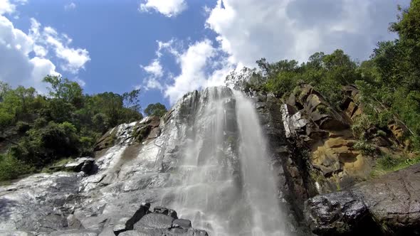 Madonna and Child Waterfall in Hoggsback, South Africa.