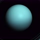 Concept 4-UR1 View of the Realistic Planet Uranus with Rings - VideoHive Item for Sale