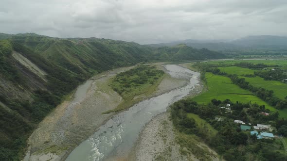 Mountain Valley in the Philippines