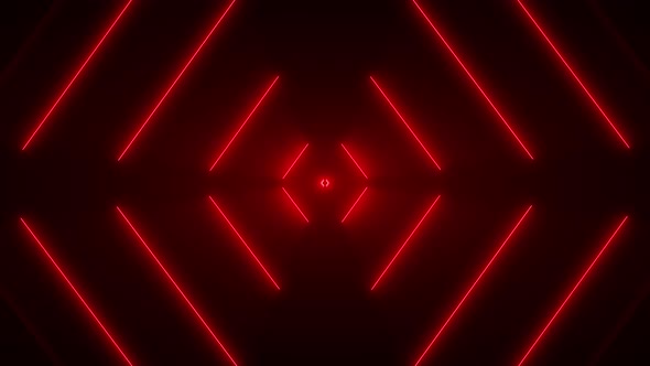 Vj Neon Laser Show Background Loop. 4k