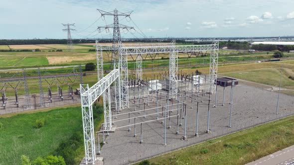 Electrical Substation and High Voltage Primary Power Distribution Facility