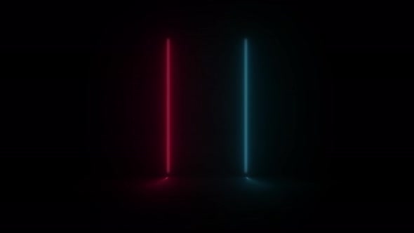 Concept 77-N1 Abstract Neon Lights Animation