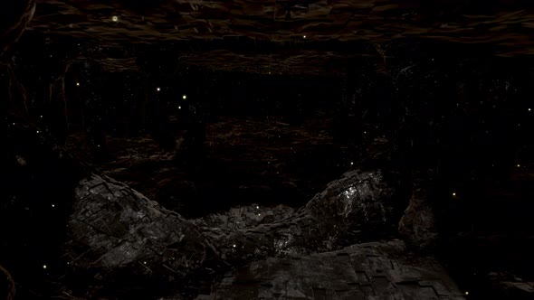 Flying In Sci Fi Tunnel Cavern 04 4K alt