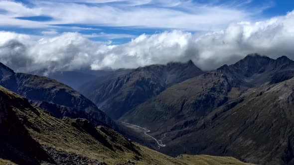 New Zealand Avalanche Peak timelapse