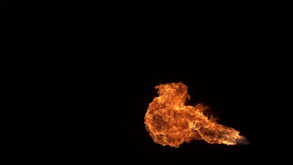 Fire explosion, Slow Motion alt