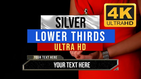 Silver Styled Lower Thirds