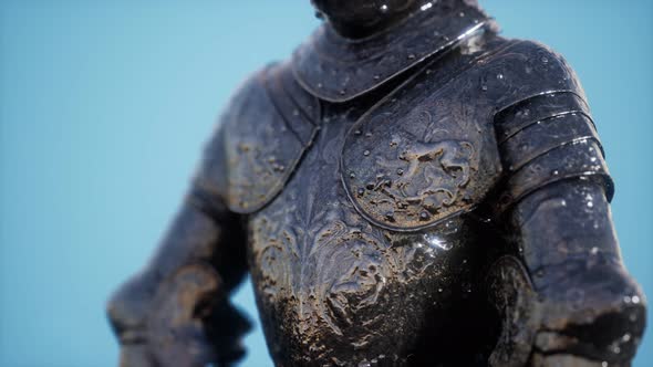 Armour of the Medieval Knight. Metal Protection of the Soldier alt