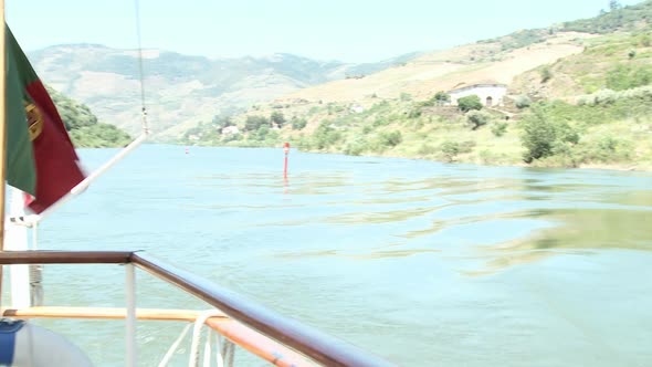 Mature woman on a boat holiday