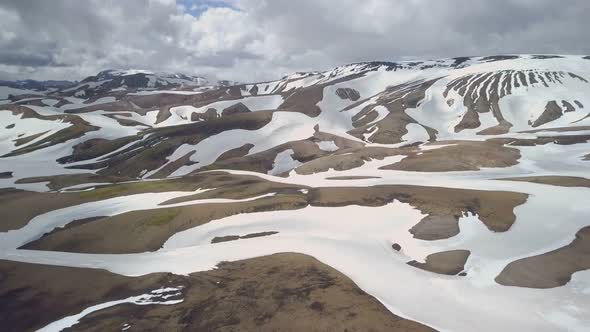 Snowy Volcanic Mountains