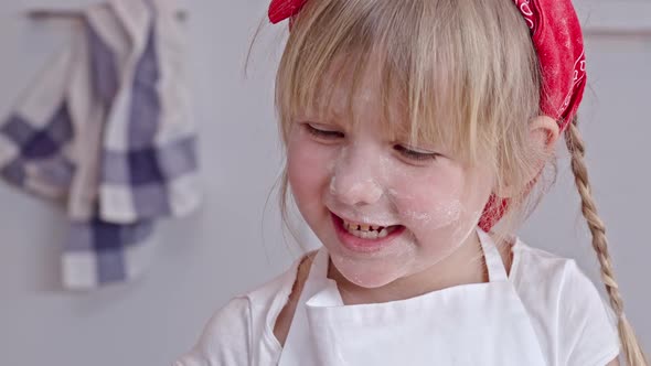 Adorable Little Baker