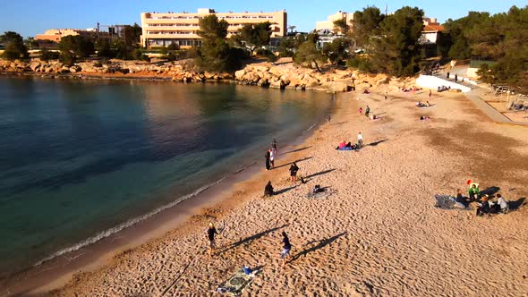 Port des Torrent beach in Ibiza, Spain