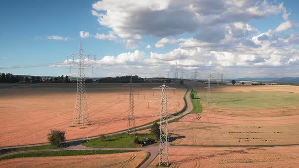 High voltage electric towers