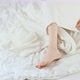 Woman Cant Find Comfortable Place in Bed Tosses and Turns Over - VideoHive Item for Sale