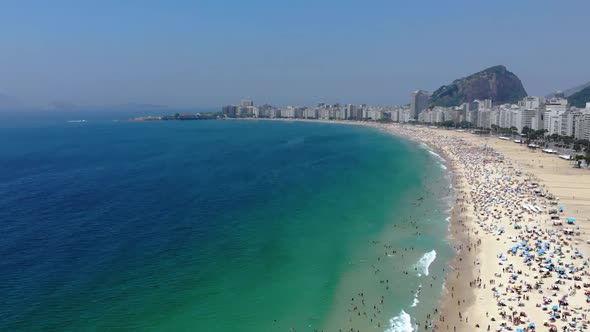 Copacabana Beach, Atlantic Ocean