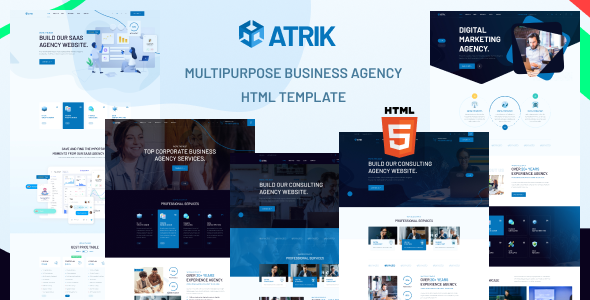 Atrik - MultiPurpose HTML Template for Saas Startup