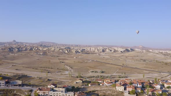 Landscape of Village of Goreme on a Summer Day.