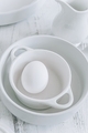 White dishes on a white table - PhotoDune Item for Sale