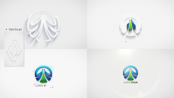 Clean Elegant Glow Logo