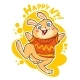 Hare Jumps Up Joyfully - GraphicRiver Item for Sale