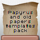 Papyrus And Old Papers Templates Pack - GraphicRiver Item for Sale