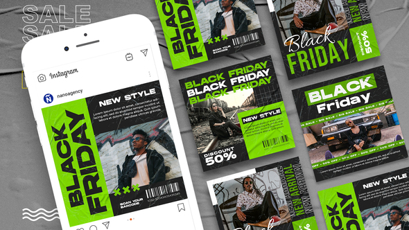 Black Friday Social Media Instagram Template alt