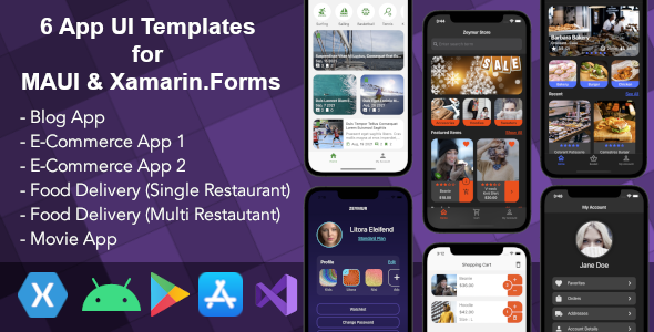 Maui Mobile App Templates | CodeCanyon