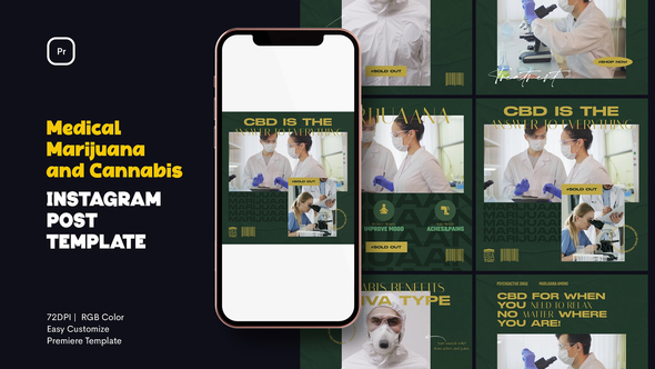 Medical Marijuana and Cannabis Instagram Post