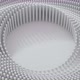 White Abstract Waving Circle Of Cylinders Loop - VideoHive Item for Sale