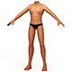 Little Boy Body Base Mesh - 3DOcean Item for Sale