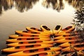 Orange kayaks in Katherine Gorge - PhotoDune Item for Sale