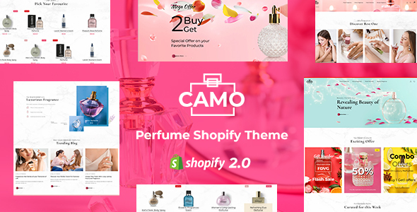 Camo - Tienda de perfumes Shopify Tema