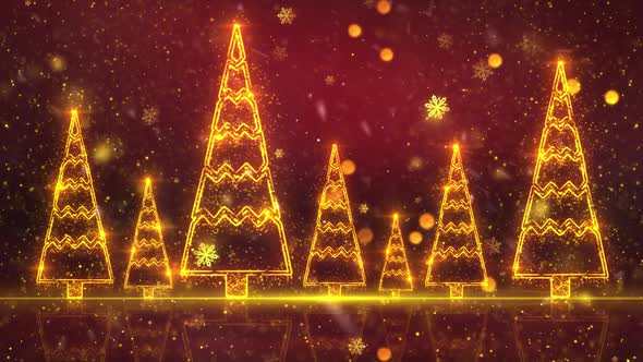 Christmas Trees Background 1