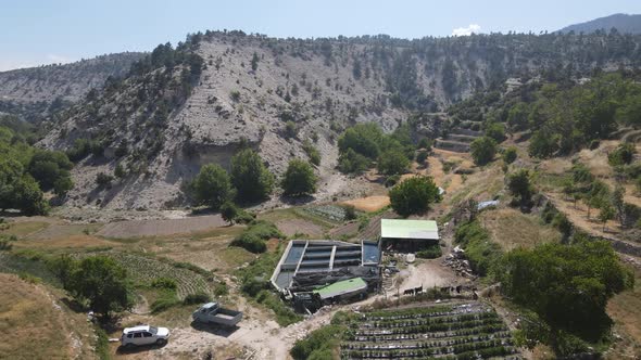 Valley Slope Fish Farm Aerial