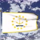 Rhode Island Flag Waving 4k - VideoHive Item for Sale