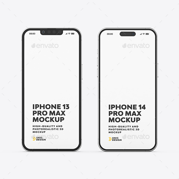 iPhone 13 and iPhone 14 Mockup