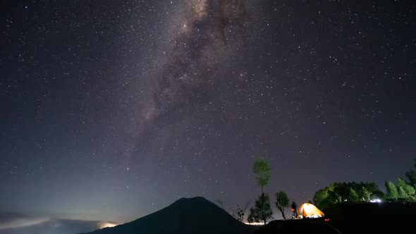 Milkyway in Kintamani Bali