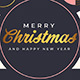 Modern Flat line design Creative Christmas greeting card - GraphicRiver Item for Sale