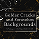Golden Cracks and Scratches Backgrounds - GraphicRiver Item for Sale