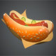 3D Hot Dog - 3DOcean Item for Sale