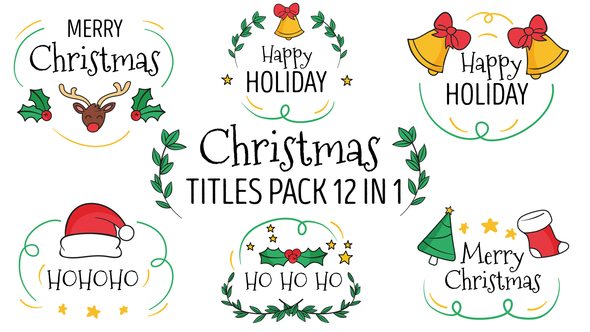Christmas Titles Pack 12 in 1